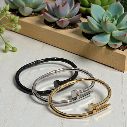 Nail Bangle Bracelet