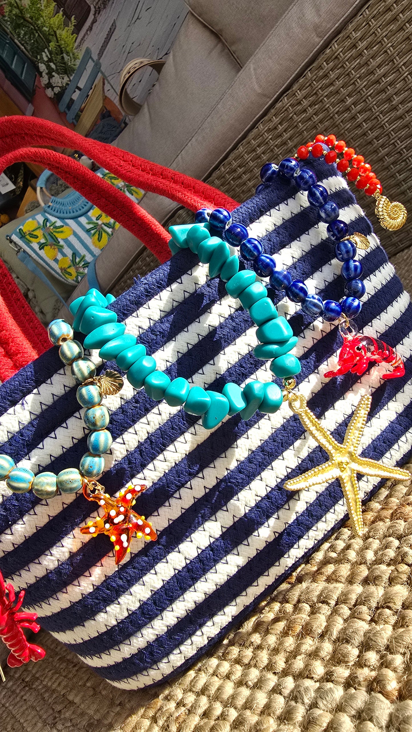 Glass Summer Necklaces