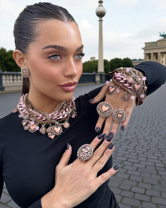 Bronze Hearts & Coins