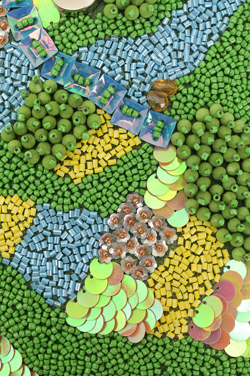 RAINFOREST BEADED SHOULDER BAG