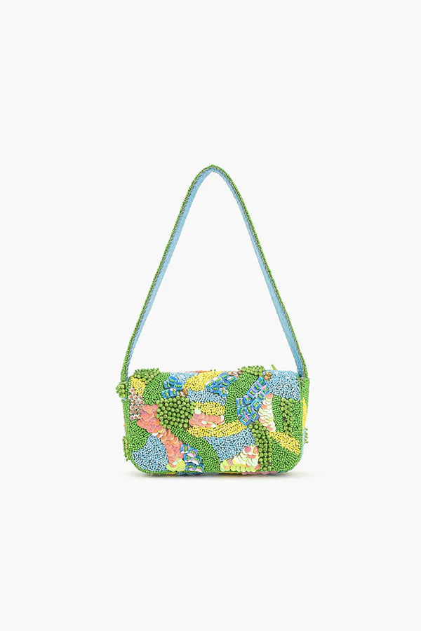 RAINFOREST BEADED SHOULDER BAG