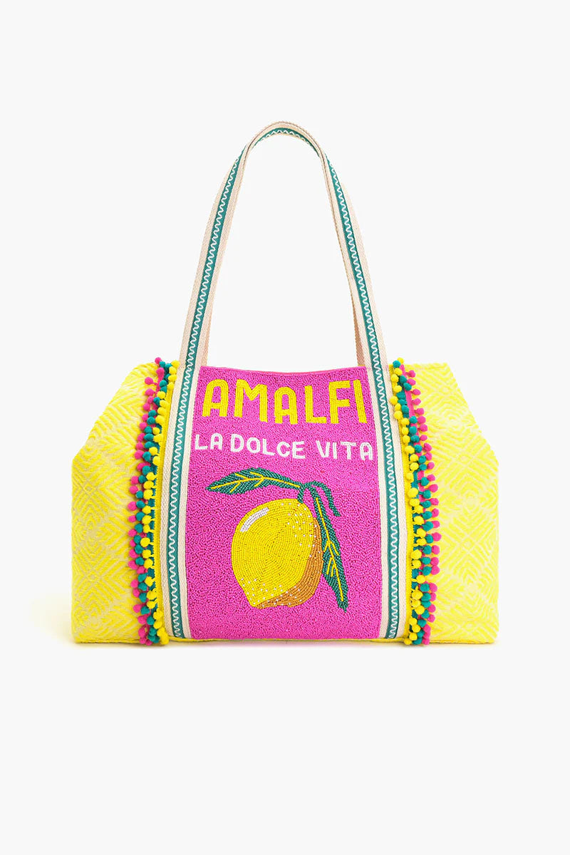 AMALFI BEADED TOTE