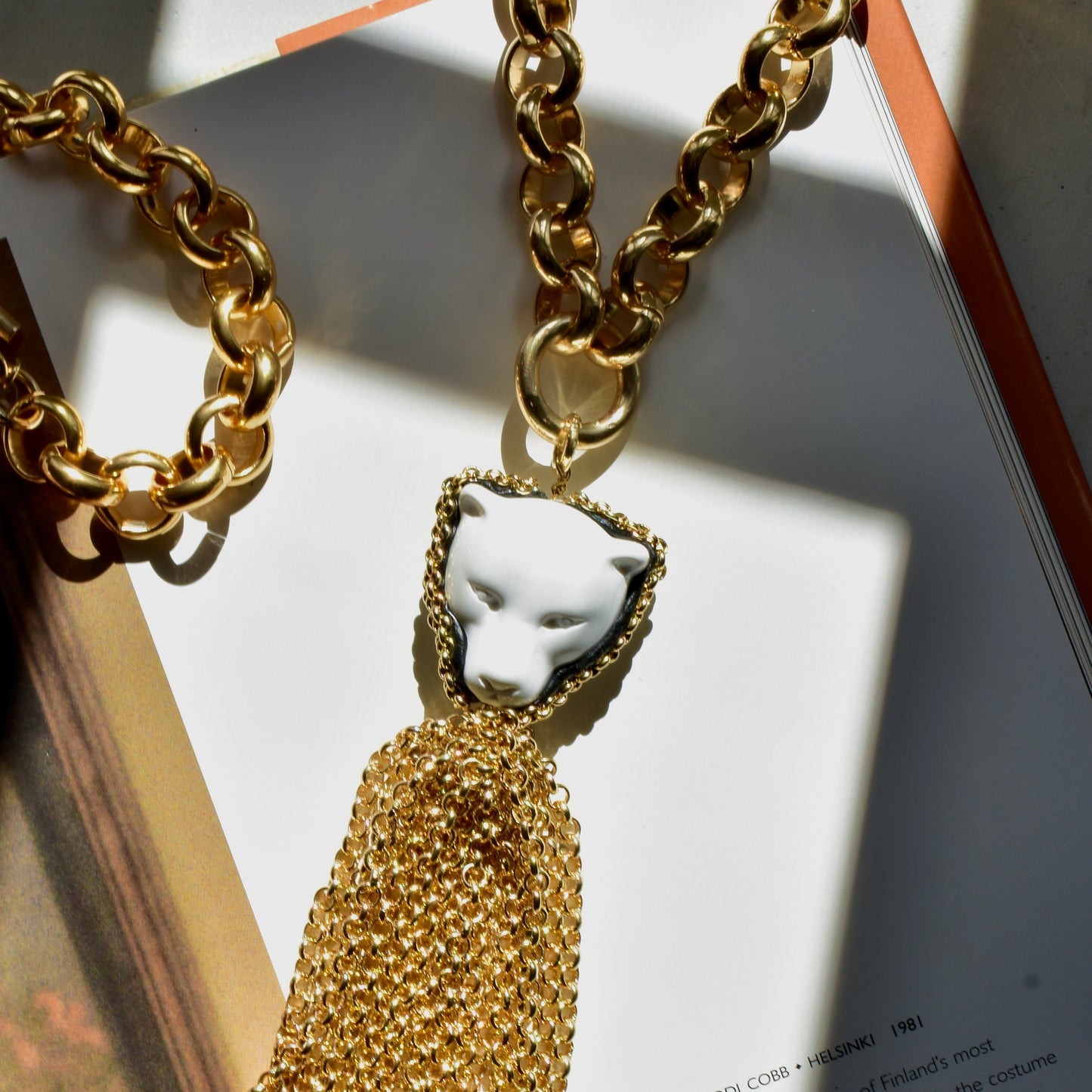 Cougar Long Necklace