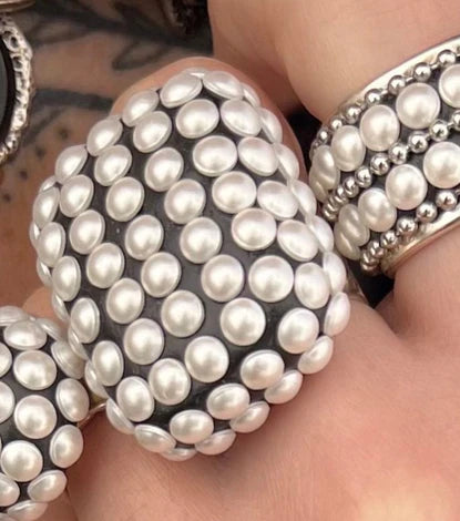 Pearl Square Ring