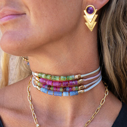 "Dué Roun Liso" Choker Necklace/ Bracelet