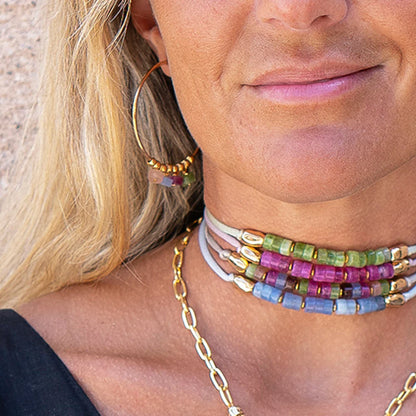 "Dué Roun Liso" Choker Necklace/ Bracelet