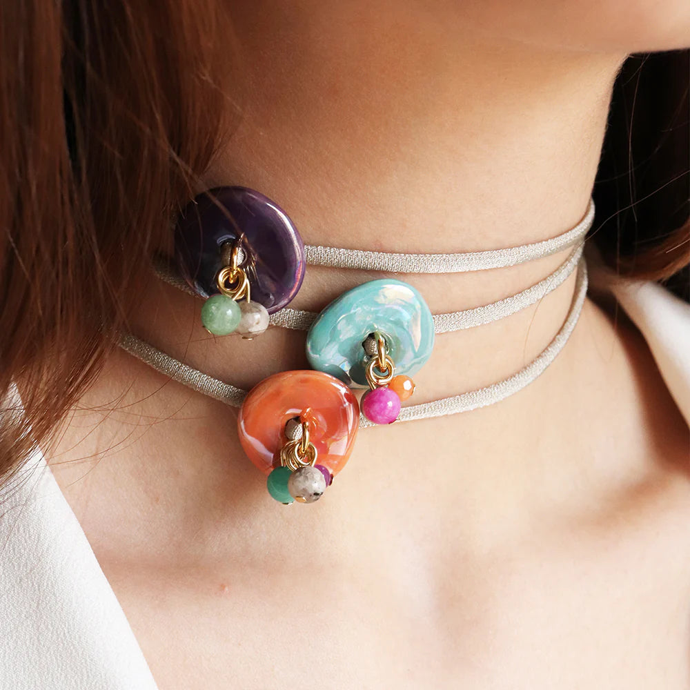 "Dué Clay" Choker Necklace/ Bracelet