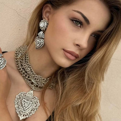 Devotion Heart Earrings