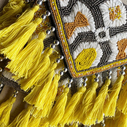 Cali Bag - Yellow Raffia