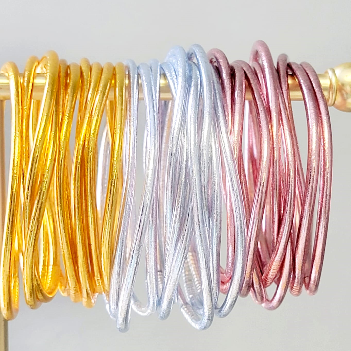 "Bless" Thin Bangle Bracelets