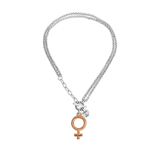 "Free Woman" 2 in 1 Necklace