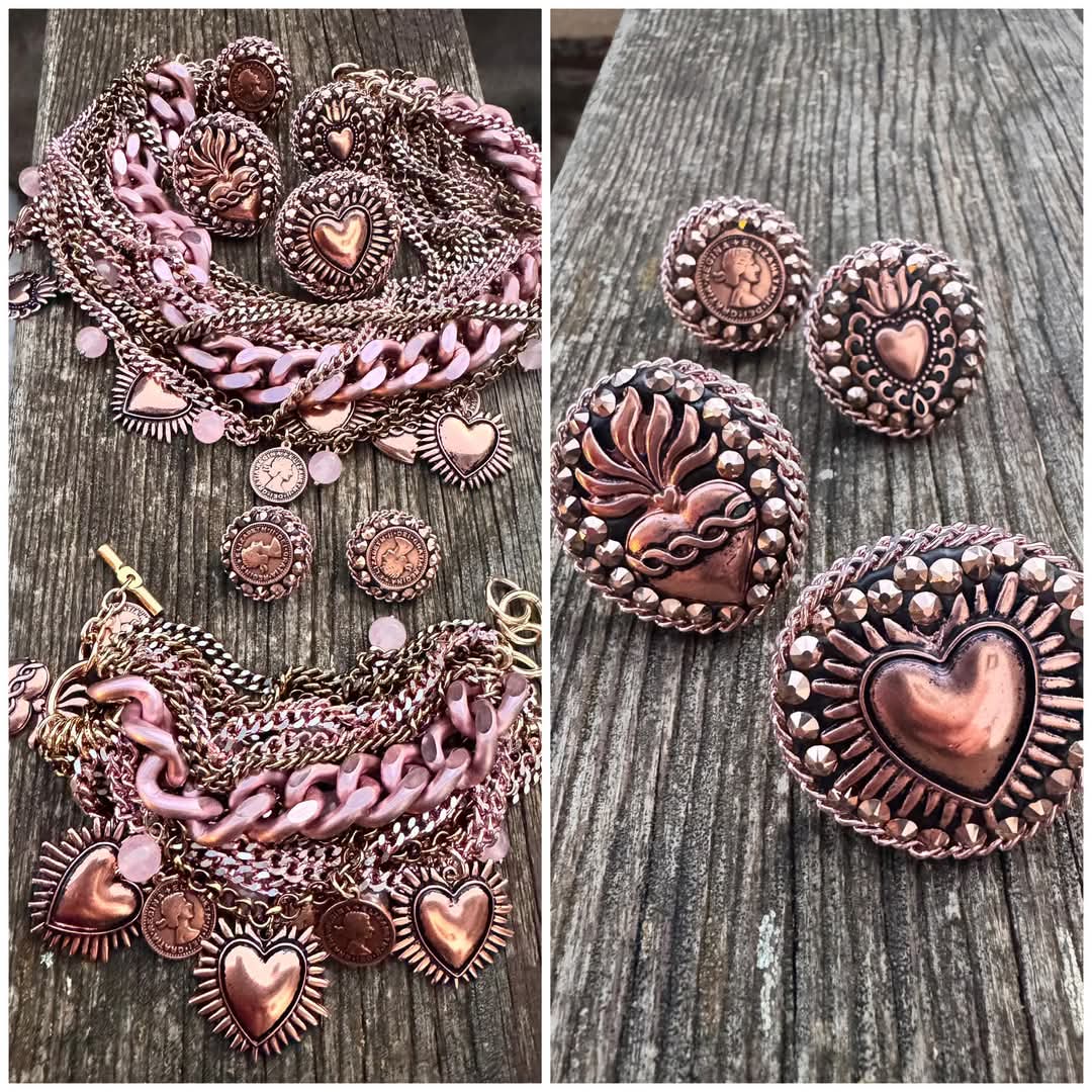 Bronze Hearts & Coins