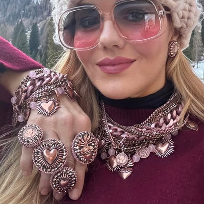 Bronze Hearts & Coins