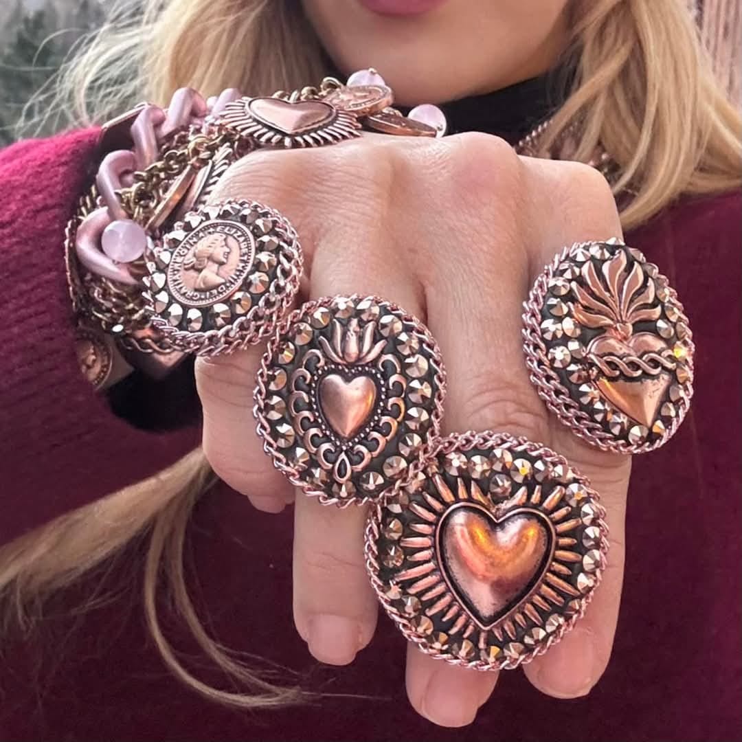 Bronze Hearts & Coins