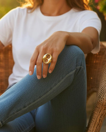 Nautic Chunky Link Ring