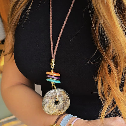 "Clay" Long Necklace