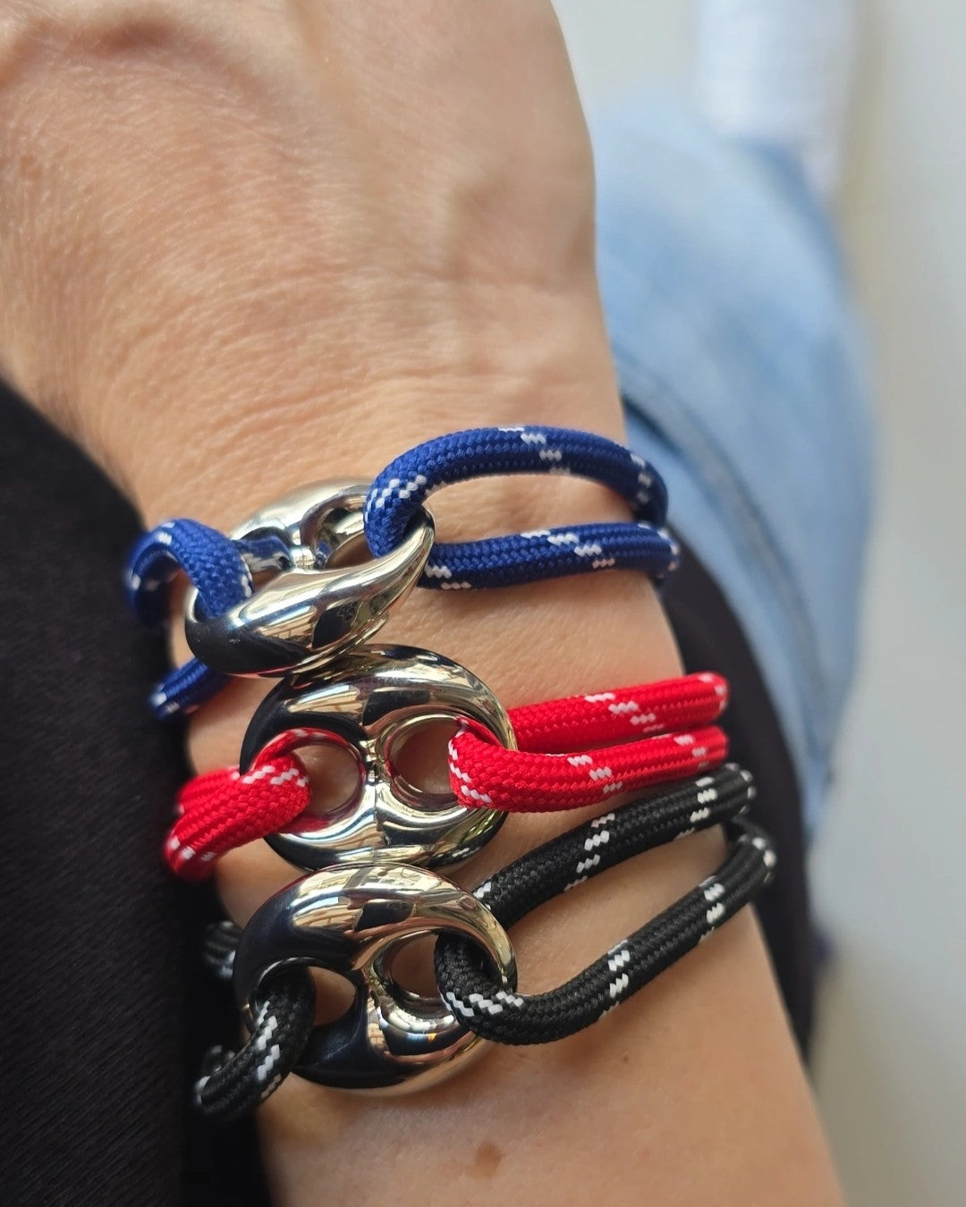 Silver Nautic Link Bracelet