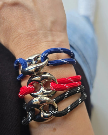 Silver Nautic Link Bracelet