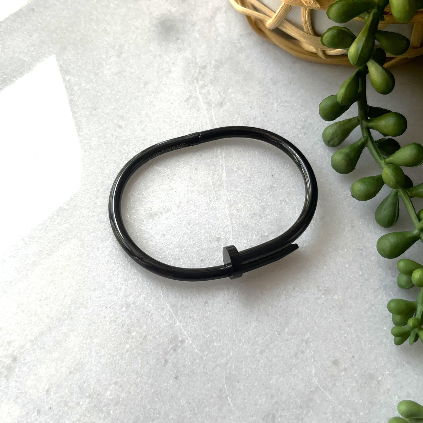 Nail Bangle Bracelet