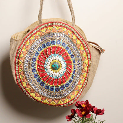 Hamsa Round - Tote Bag