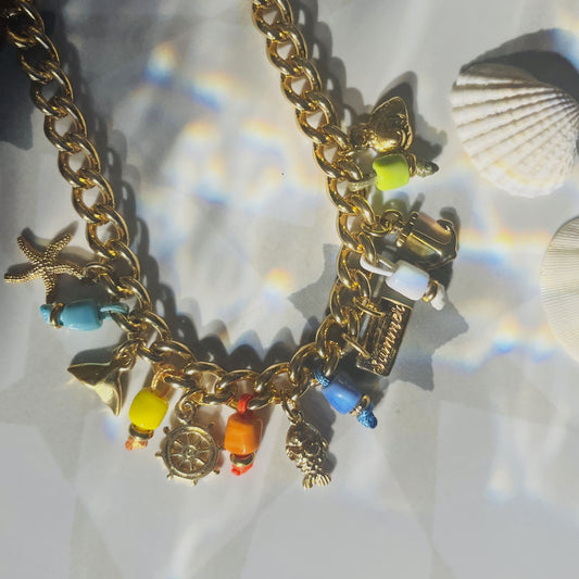 "Summer" Multicharms Necklace