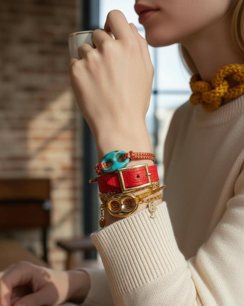 Golden Nautic Link Set