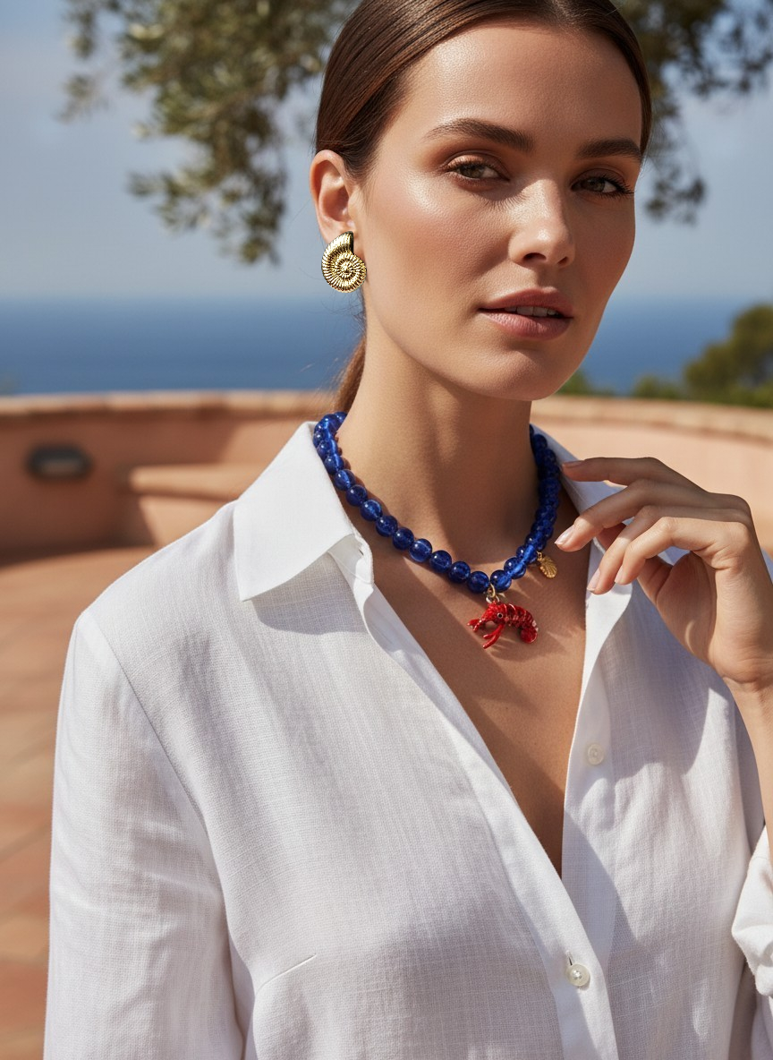 Glass Summer Necklaces