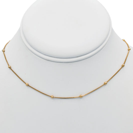 Gold Dots Necklace