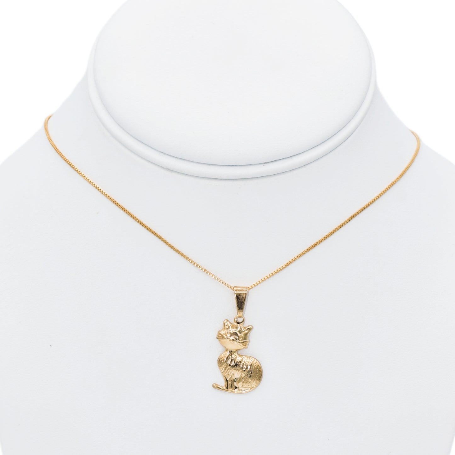 Gold Cat Necklace