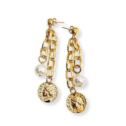 "Roma" Long Earrings