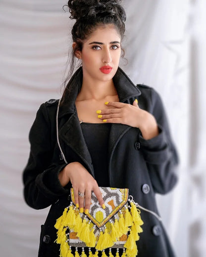 Cali Bag - Yellow Raffia