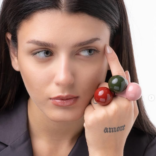 Glossy Balloon Ring