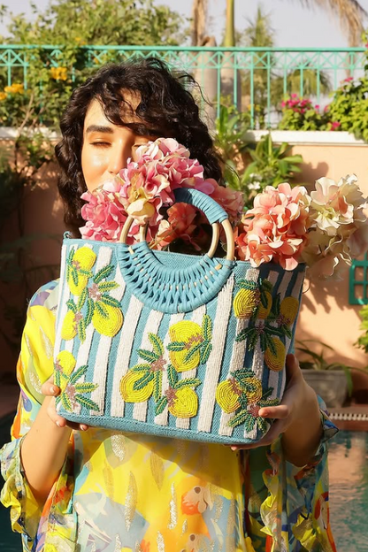 LIMONCELLO STRIPE TOTE BAG