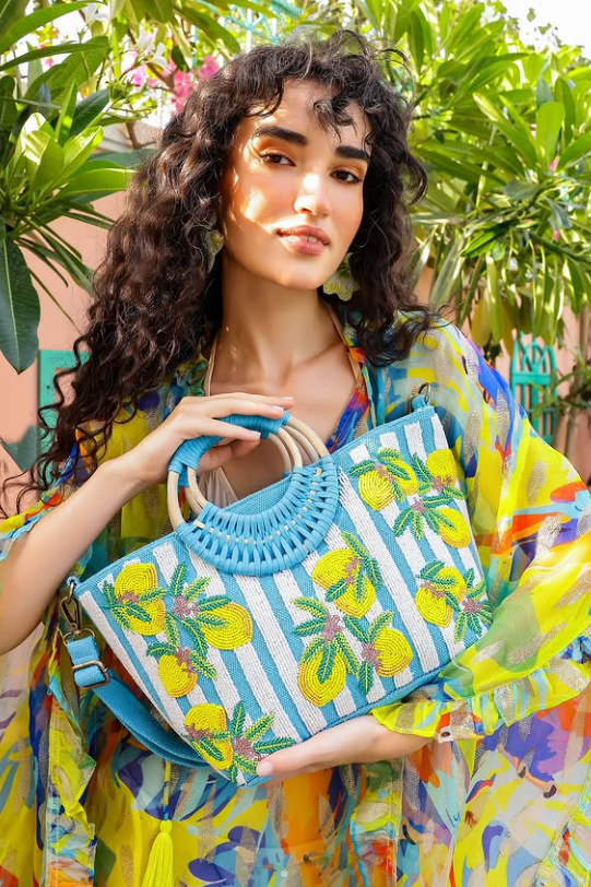 LIMONCELLO STRIPE TOTE BAG