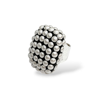 Pearl Square Ring