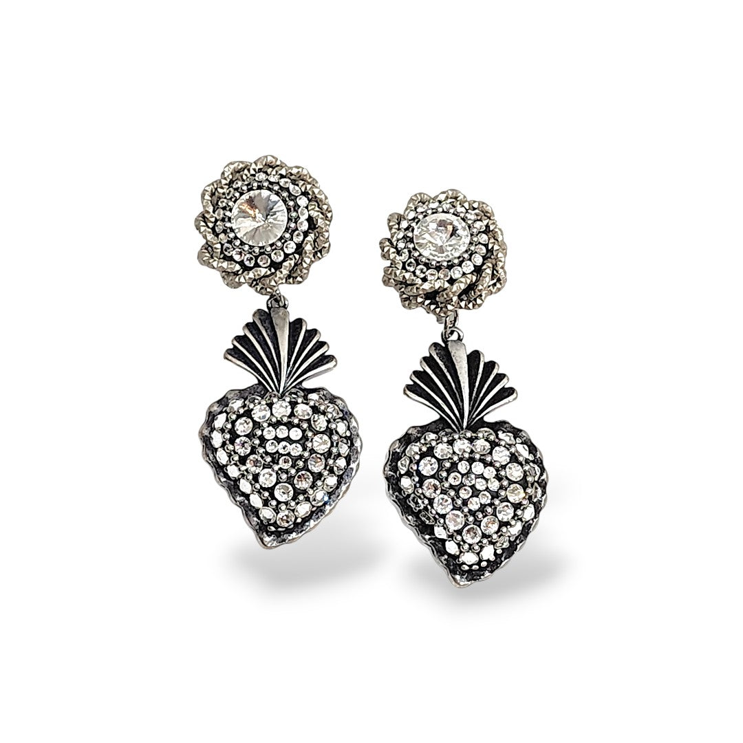Devotion Heart Earrings