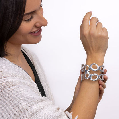 Pierced Cuff Bracelet