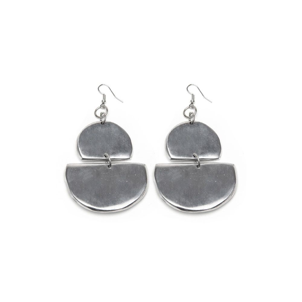 2 Half Moon Earrings