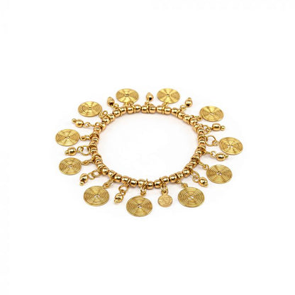 Elastic Bracelet Spiral Pendants