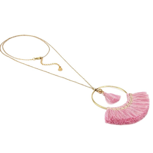 Hoop Fan Necklace