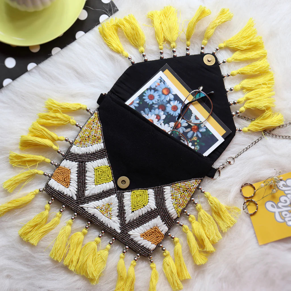 Cali Bag - Yellow Raffia