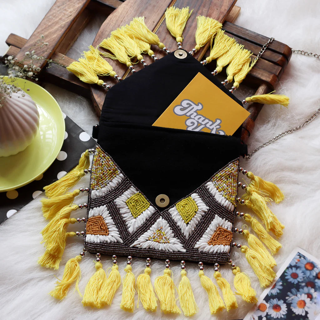 Cali Bag - Yellow Raffia
