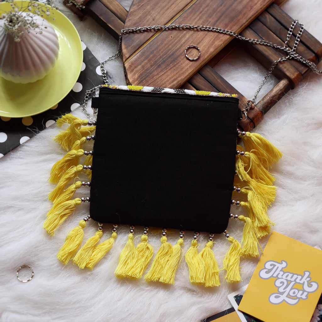 Cali Bag - Yellow Raffia
