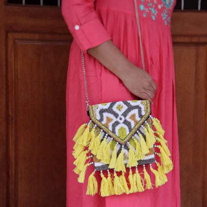 Cali Bag - Yellow Raffia