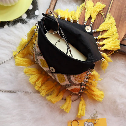 Cali Bag - Yellow Raffia