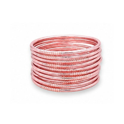 "Bless" Thin Bangle Bracelets