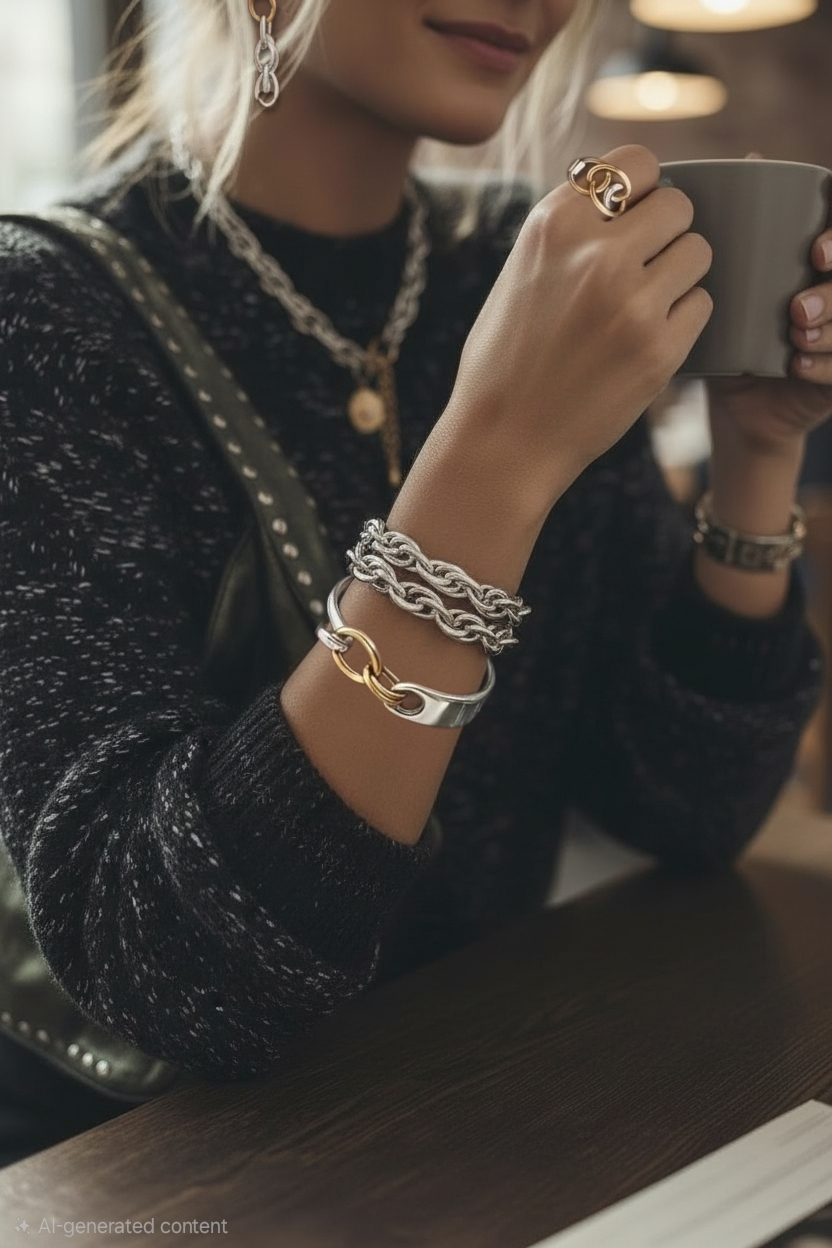 "Caótica" Bangle Bracelet