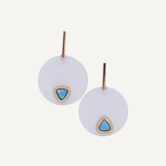 "Shiva Round" Earrings