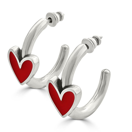 "Loco Amor" Hoops Earrings