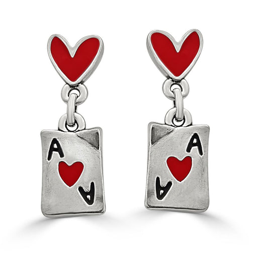 "AS de Corazones" Earrings